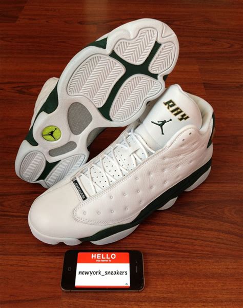 Air Jordan XIII - Ray Allen Sonics "Home" PE - SneakerNews.com