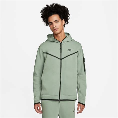 Nike Hoodie Nsw Tech Fleece Grün Schwarz Unisportstore At