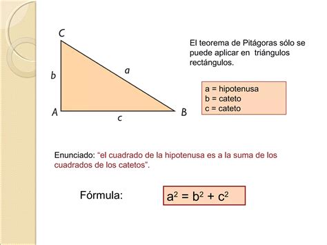 Teorema De Pit Goras Ppt Descarga Gratuita