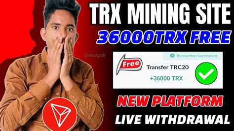 New TRX Earning Site 2024 Free Tron Mining Site Best Free Tron