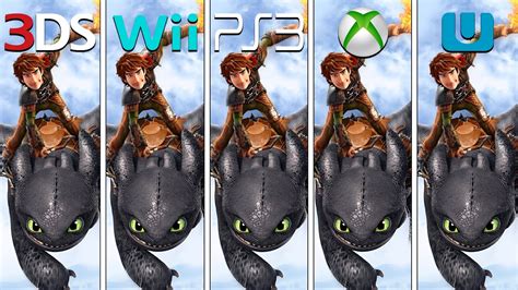 How To Train Your Dragon 2 2014 3ds Vs Wii Vs Ps3 Vs Xbox 360 Vs Wii U Graphics Comparison