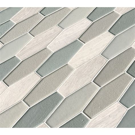 Europa Elongated Hexagon Backsplash Mosaic - Backsplash Tile USA