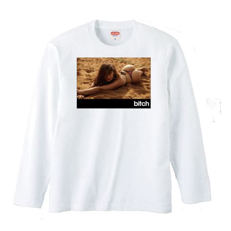 楽天市場夏の限定ゲリラ開催10 OFF 割引クーポン発行 7 157 21まで ロングスリーブ ロンT 長袖 bitch ビッチ sexy ass ケツ セクシー 水着
