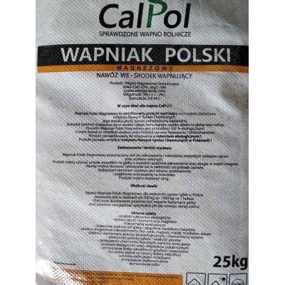 WAPNO NAWOZOWE MAGNEZOWE 25 kg GRANULOWANE węglan wapnia i magnezu