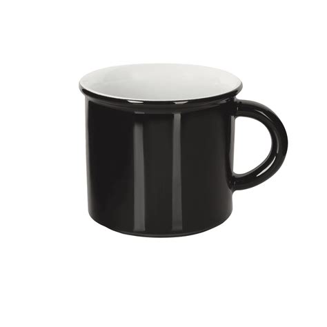 Retro Kaffeetasse In Schwarz Online Kaufen Mahlwerck Shop