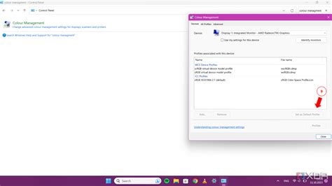 How to change and install color profiles on Windows 11