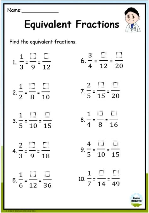 Fraction FREE Printable Worksheets Math Fractions, 43% OFF