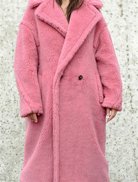 Maxi Length Borg Coat San Zeno Infissi