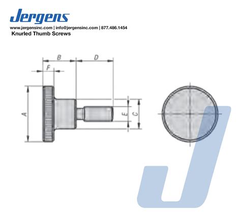 Knurled Thumb Screws| Jergens Specialty Fasteners | Jergens Inc