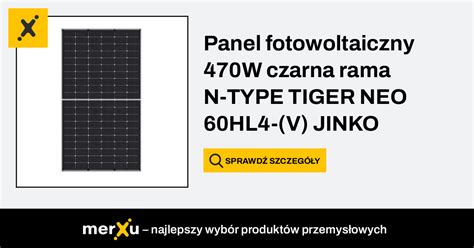 Jinkosolar Panel Fotowoltaiczny W Czarna Ramka Tiger N Type Jkm N