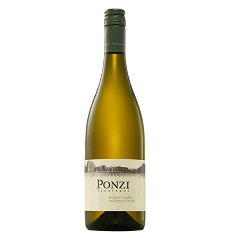 Ponzi Pinot Gris Willamette Valley Store France