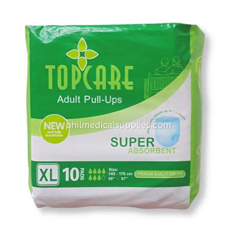 Adult Diaper Pull Ups Topcare 10s Philippine Medical Supplies