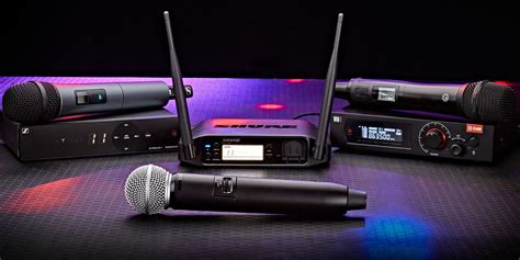 wireless microphones  unrestrained  vocals