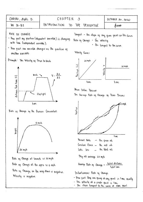 Calculus Notes (Chapter 3&4) - Calculus 1 - PangSU - Studocu