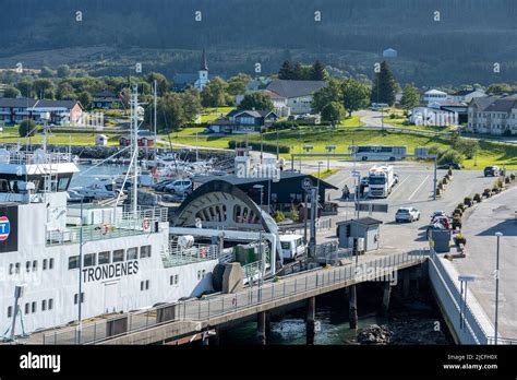 Norway, Nordland, Nesna, passenger and car ferry Stock Photo - Alamy