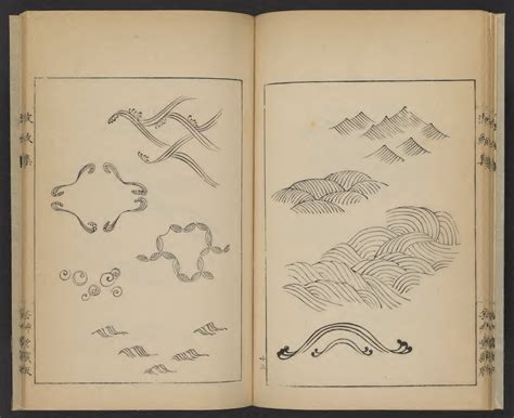 Hamonshu A Japanese Book Of Wave And Ripple Designs Flashbak