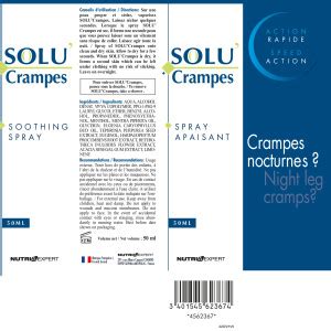 Solucrampes Spray Apaise Les Contractions Musculaires Spray Ml