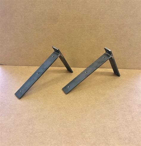 Heavy Duty Flat Steel Industrial Shelf Brackets Heavy Duty