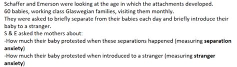 Schaffer And Emerson S Stages Of Attachment Flashcards Quizlet