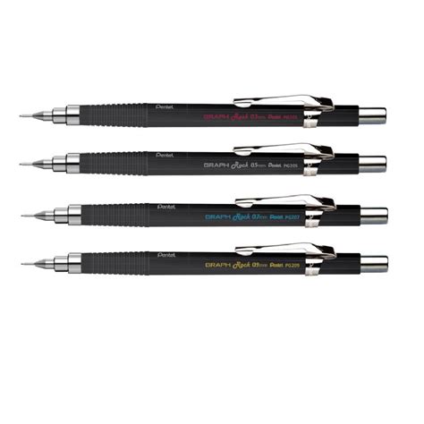 Kit Lapiseira Pentel Graph Rock Cor Grafite