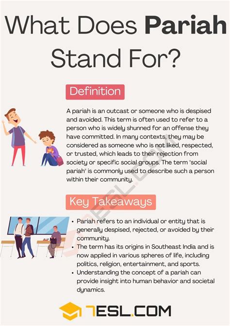 pariah meaning    term pariah  esl