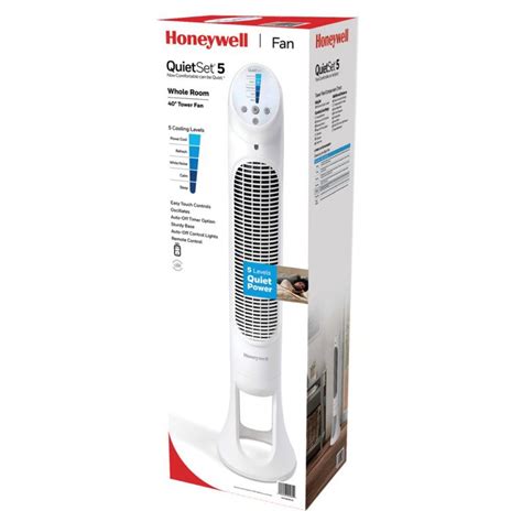 Honeywell Quietset Tower Whole Room Tower Fan Hyf W White Mercari