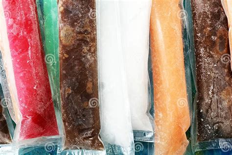 Colorful Frozen Fruit Bar Ice Pops Stock Image Image Of Stick