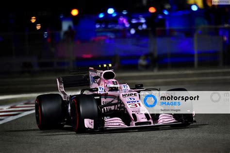 Esteban Ocon FRA Force India VJM10 At Formula One World Championship