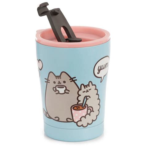 KOT PUSHEEN KUBEK TERMICZY METALOWY PODRÓŻNY KOTEK 12968960572 Allegro pl