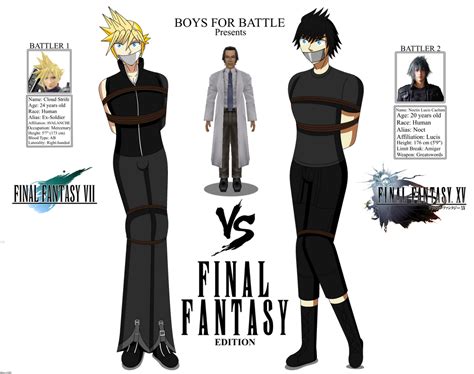 B4b 7 Cloud Strife Vs Noctis Lucis Caelum By Ming Gid On Deviantart