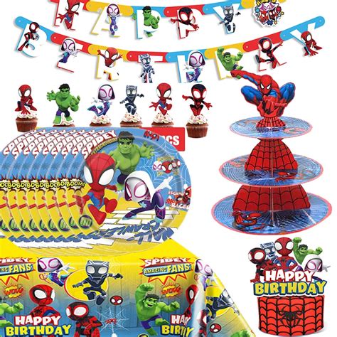 Spiderman Party Decora Es Aranha E Seus Incr Veis Amigos Talheres