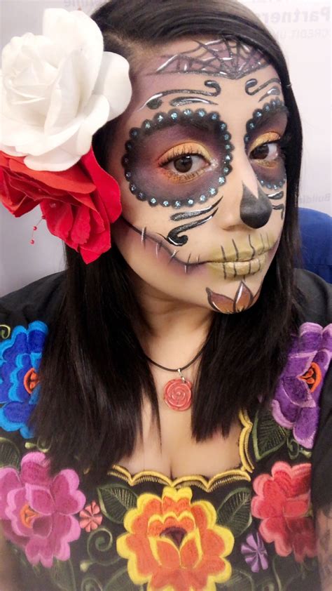 Día De Los Muertos Makeup Sugar Skull Makeup Halloween Face Makeup