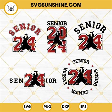 Air Senior 2024 SVG Bundle Senior 24 SVG Class Of 2024 SVG