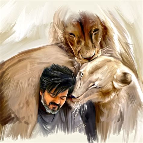 Thalapathy Vijay x Lion In Leo Movie Painting 2023 #Leo # ...