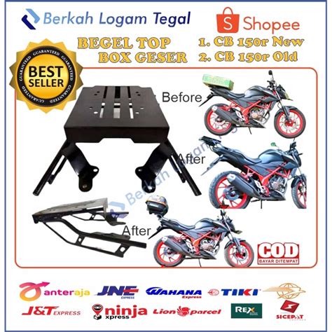 Jual Breket Bracket Box CB150r New Old Model Geser Shopee Indonesia