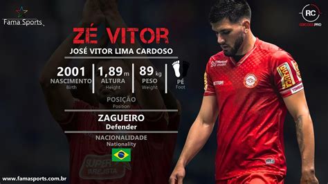 Zé Vitor Zagueiro Defender 2001 2024 YouTube