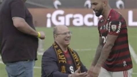 Vídeo Gabigol Ignora Governador Na Festa Do Título Do Flamengo