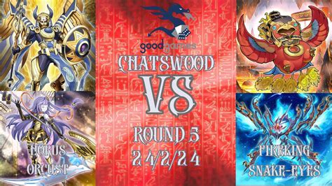 GOOD GAMES CHATSWOOD ROUND 5 HORUS ORCUST VS FIRE KING SNAKE EYE YouTube