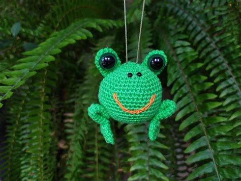 Frog plush cute car accessories for women rear view mirror | Etsy