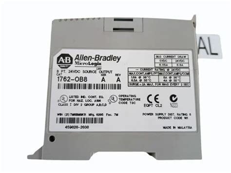 Ob Is An Allen Bradley Micrologix Point Digital Dc Output