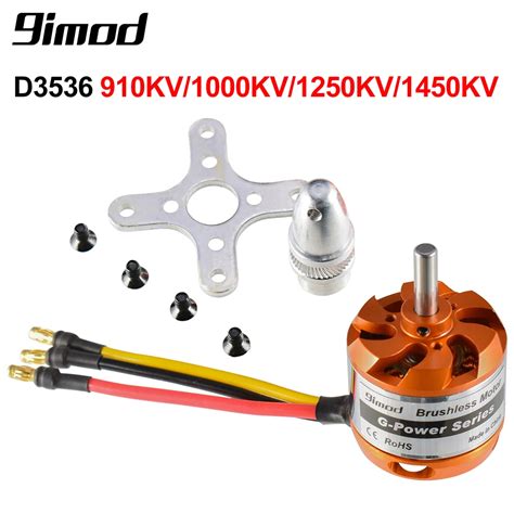 9imod D3536 910KV 1000KV 1250KV 1450KV 5 0mm Brushless Outrunner