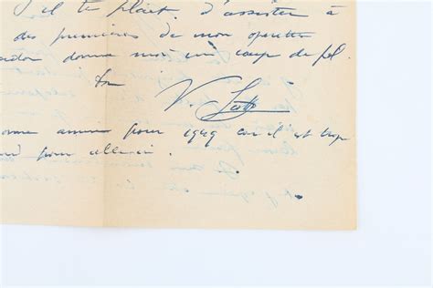 Scotto Lettre Autographe Sign E Son Grand Ami Carlo Rim Signed