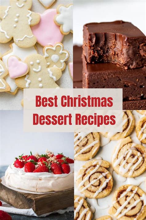 30 Best Christmas Dessert Recipes Pretty Simple Sweet