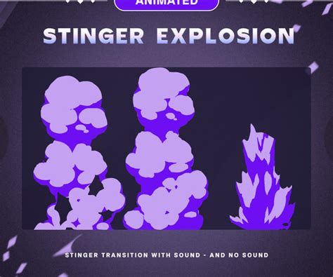 Artstation Purple Stinger Transition Twitch Transitions Obs Stinger