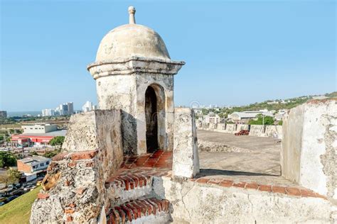 Fuerte San Felipe En La Ciudad Vieja Cartagena Colombia Imagen De