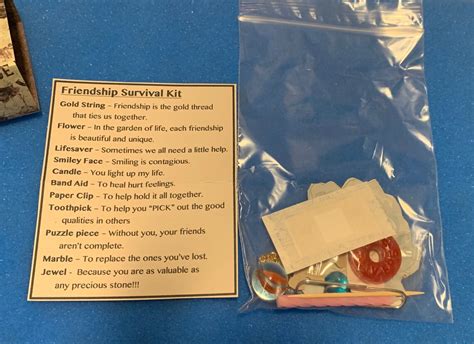 Handmade Friendship Survival Kit Etsy