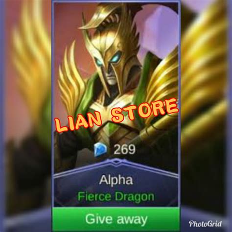 Beli Skin Fierce Dragon (Skin Alpha) Mobile Legends Terlengkap dan ...