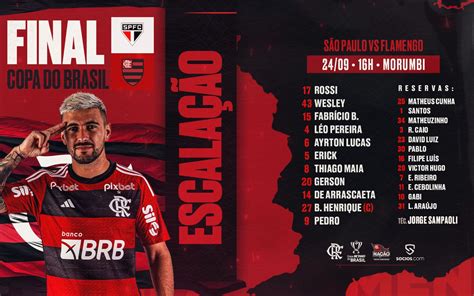 Saiu Arrascaeta E Rossi Flamengo Divulga Escala O Para Jogo