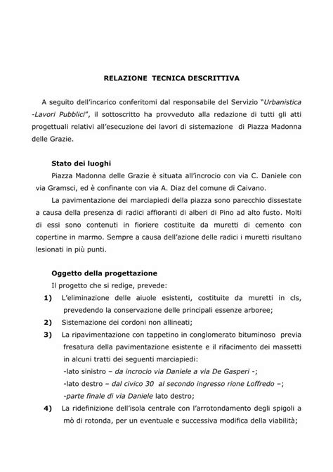 PDF RELAZIONE TECNICA DESCRITTIVA DOKUMEN TIPS