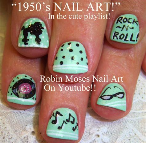 Robin Moses Nail Art 50s Nails 50s Nails 1950s Style 1950s